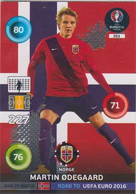 Ones to Watch, Adrenalyn Road to Euro 2016, NOR, Martin Odegaard