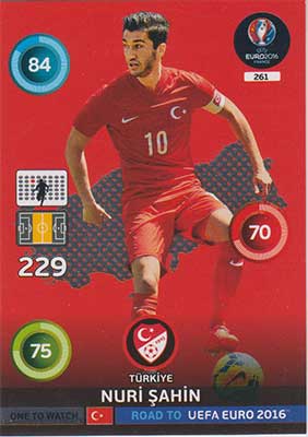 Ones to Watch, Adrenalyn Road to Euro 2016, TUR, Nuri Sahin