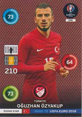 Rising Stars, Adrenalyn Road to Euro 2016, TUR, Oguzhan Ozyakup
