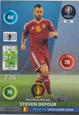 Dynamos, Adrenalyn Road to Euro 2016, BEL, Steven Defour