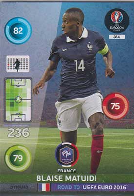 Dynamos, Adrenalyn Road to Euro 2016, FRA, Blaise Matuidi