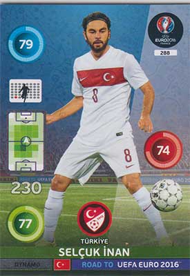 Dynamos, Adrenalyn Road to Euro 2016, TUR, Selcuk Inan