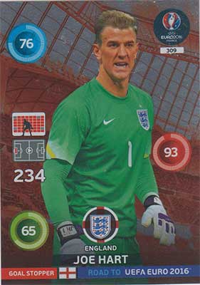 Goal Stoppers, Adrenalyn Road to Euro 2016, ENG, Joe Hart