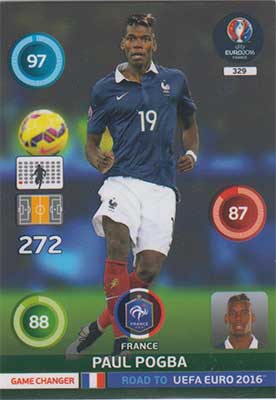 Game Changers, Adrenalyn Road to Euro 2016, FRA, Paul Pogba