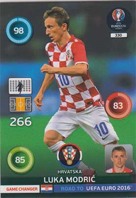 Game Changers, Adrenalyn Road to Euro 2016, CRO, Luka Modric