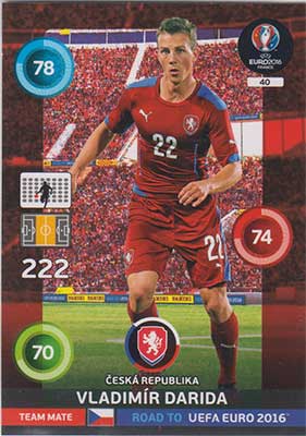 Team Mates, Adrenalyn Road to Euro 2016, CZE, Vladimir Darida