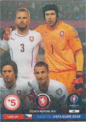 Line-up Cards, Adrenalyn Road to Euro 2016, Ceska Republika (3)
