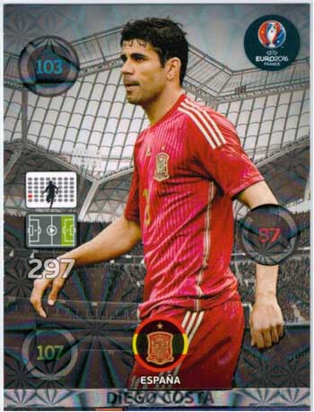 Limited Edition, Adrenalyn Road to Euro 2016, Diego Costa