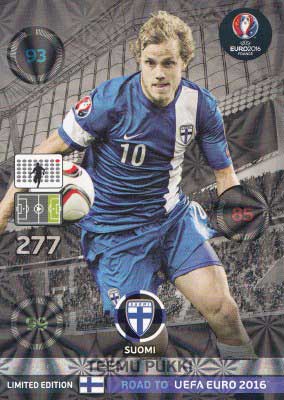 Limited Edition, Adrenalyn Road to Euro 2016, Teemu Pukki