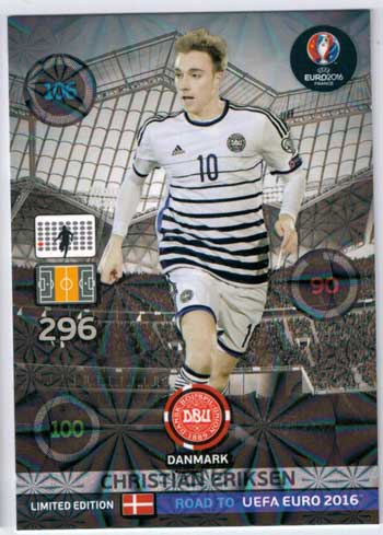 Limited Edition, Adrenalyn Road to Euro 2016, Christian Eriksen