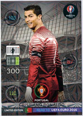 XXL Limited Edition, Adrenalyn Road to Euro 2016, Cristiano Ronaldo