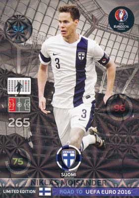 XXL Limited Edition, Adrenalyn Road to Euro 2016, Niklas Moisander