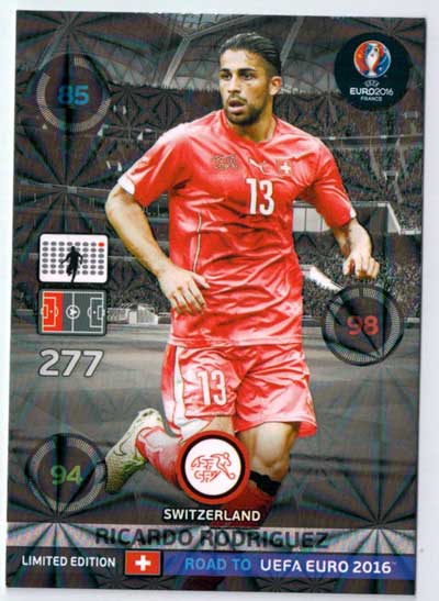 Limited Edition, Adrenalyn Road to Euro 2016, Ricardo Rodriguez