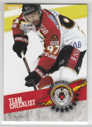 2014-15 SHL s.1 SP Base #152 Per Ledin Luelå Hockey