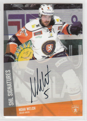 2014-15 SHL s.1 SHL Signatures #19 Noah Welch Växjö Lakers