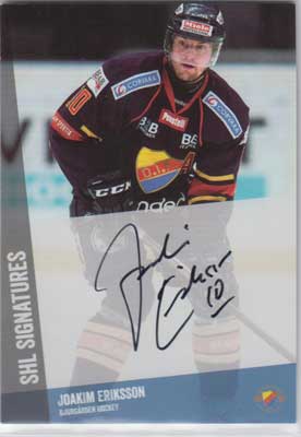 2014-15 SHL s.2 SHL Signatures #05 Joakim Eriksson Djurgården