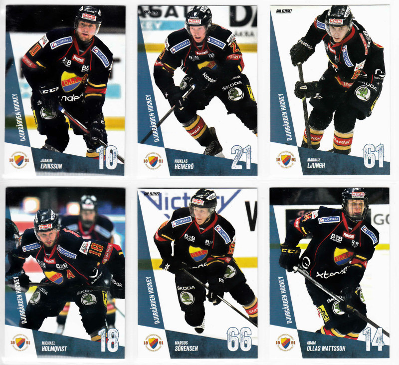 Teamset Djurgården Hockey SHL 2014-15 serie 1