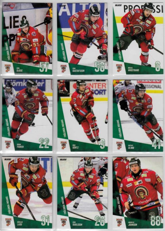 Teamset Frölunda Indians SHL 2014-15 serie 1
