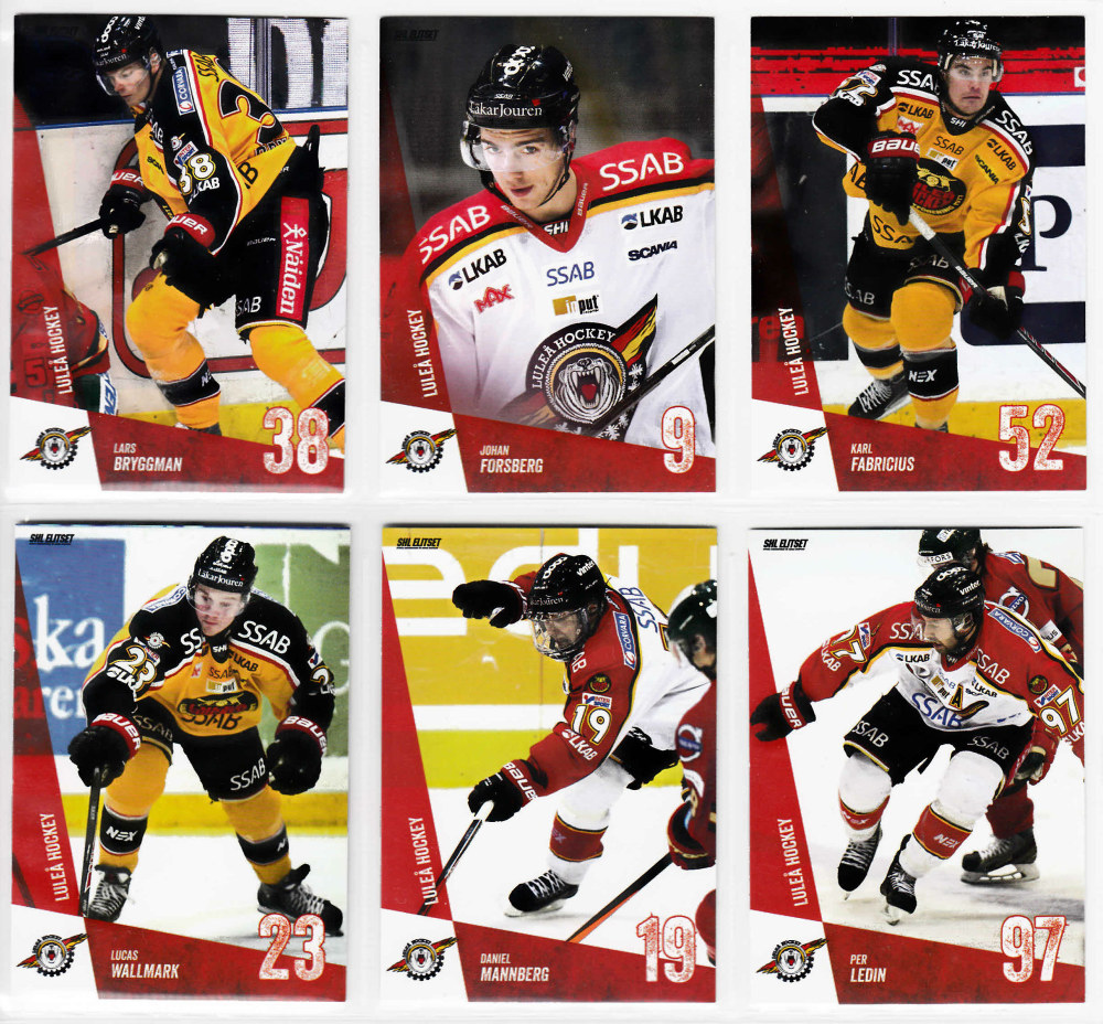 Teamset Luleå Hockey Shl 2014 15 Serie 1 