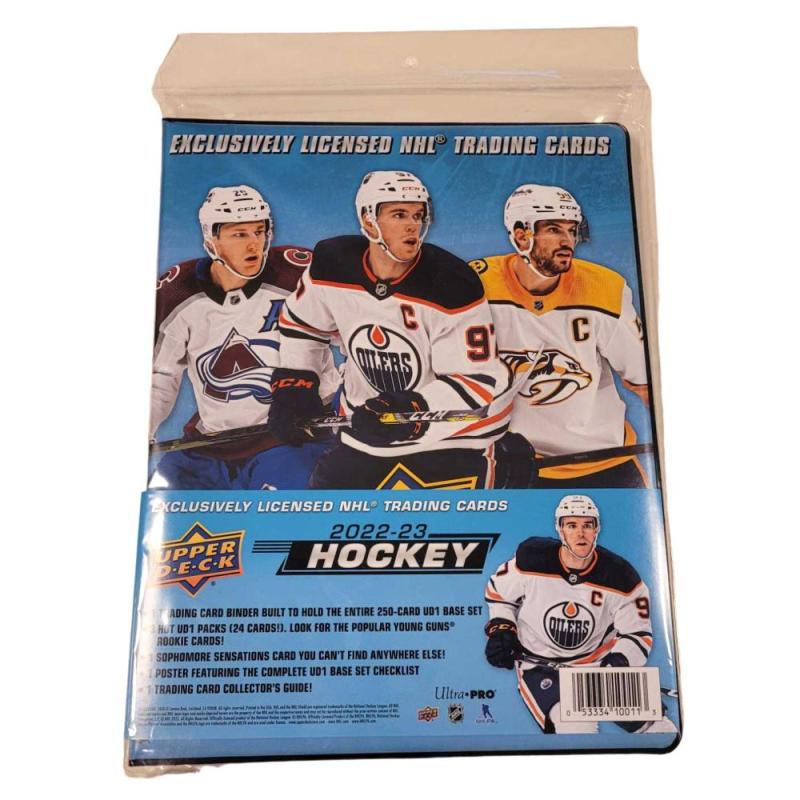 Starter Kit (pärm + kort) 2022-23 Upper Deck Series 1 Retail