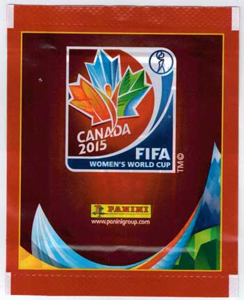 Paket, Panini Stickers Womens World Cup 2015