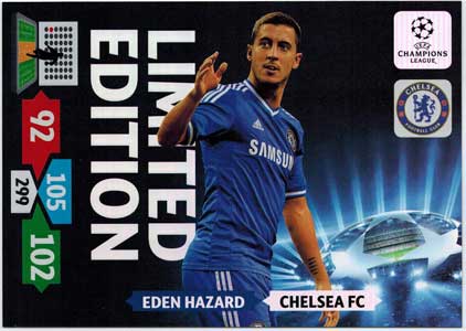 XXL Limited Edition, 2013-14 Adrenalyn Champions League, Eden Hazard