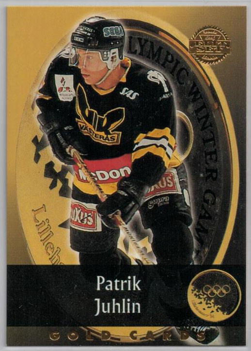  (CI) Farjestad BK Hockey Card 1994-95 Swedish Leaf