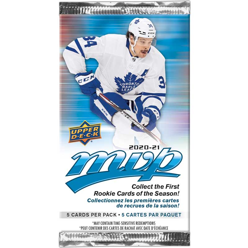  2020-21 Upper Deck MVP Factory Blue (1-250) Hockey
