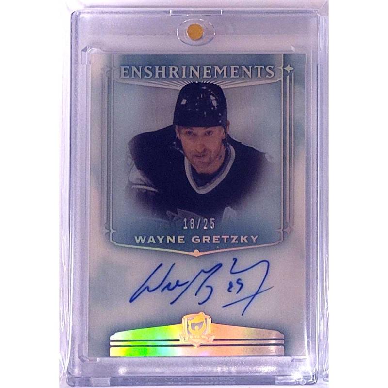 Wayne Gretzky 2019-20 The Cup Enshrinements Autograph #EWG /25