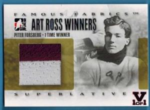 Peter Forsberg 2007-08 ITG Superlative Famous Fabrics Art Ross Winners Silver #ARW05 Vault 1/1