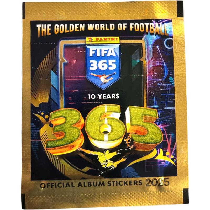 1 Paket 2025 Panini FIFA 365 Stickers (Klisterbilder)