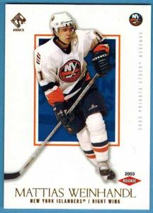 Mattias Weinhandl 2002-03 Private Stock Reserve #172 /99