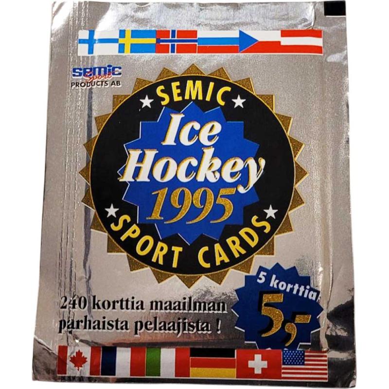 1 Pack 1995 Finish Semic Ice Hockey 1995 (World Championship 1995)