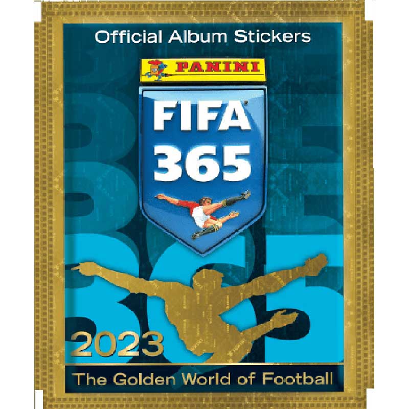 1 Paket 2023 Panini FIFA 365 Stickers (Klisterbilder)