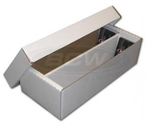 Bundle 25x BCW 2 PIECE 800 COUNT ct Corrugated Cardboard Storage Boxes Case box 