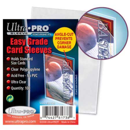 Easy Grade Card Sleeves (100)