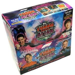 1 Box (24 packs), Topps Turbo Attax 2023 Formula 1 Trading Card Game