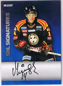 2008-09 SHL Signatures s.2 #01 Mathias Mansson Brynäs IF