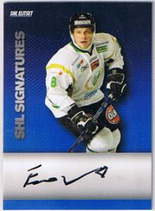 2008-09 SHL Signatures s.2 #07 Eero Somervuori Färjestads BK