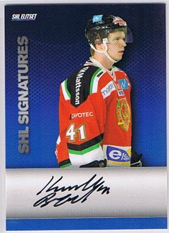 2008-09 SHL Signatures s.2 #15 Kenneth Bergqvist Mora IK