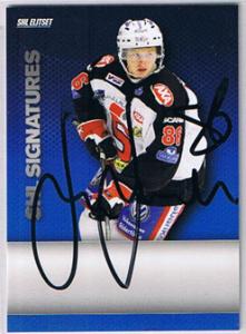 2008-09 SHL Signatures s.2 #17 Linus Klasén Södertälje SK