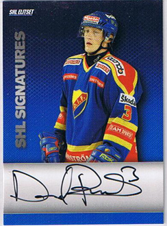 2008-09 SHL Signatures s.1 #03 David Printz Djurgårdens IF