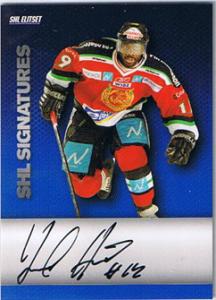 2008-09 SHL Signatures s.1 #13 Yared Hagos Mora IK