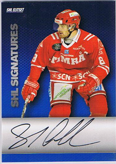 2008-09 SHL Signatures s.1 #18 Sanny Lindstrom Timrå IK