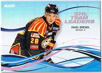 2008-09 SHL s.1 Team Leaders #01 Pavel Brendl Brynäs