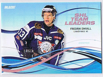 2008-09 SHL s.1 Team Leaders #06 Fredrik Emvall Linköping HC