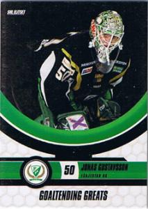 2008-09 SHL s.2 Goaltending Greats #04 Jonas Gustavsson Färjestads BK