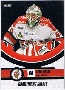 2008-09 SHL s.2 Goaltending Greats #08 Karol Krizan MODO Hockey