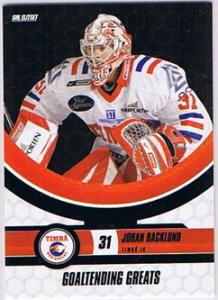 2008-09 SHL s.2 Goaltending Greats #12 Johan Backlund Timrå IK