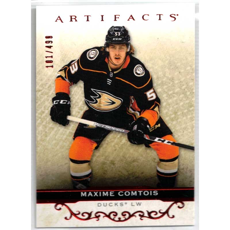 Maxime Comtois 2021-22 Artifacts Ruby #38 /499